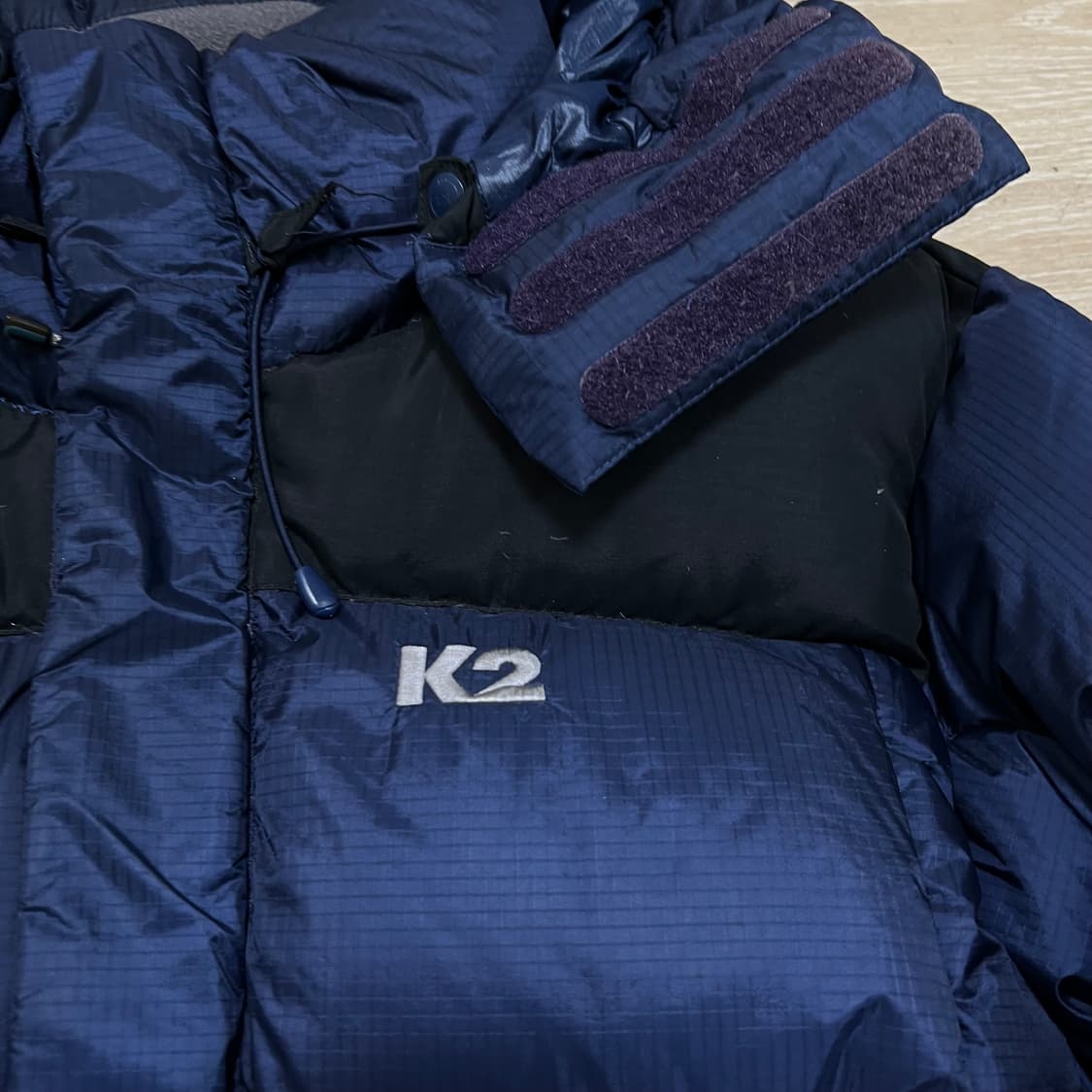 K2 윈드스토퍼 구스다운 700 후드 패딩 점퍼 [네이비] L/100 상품이미지4