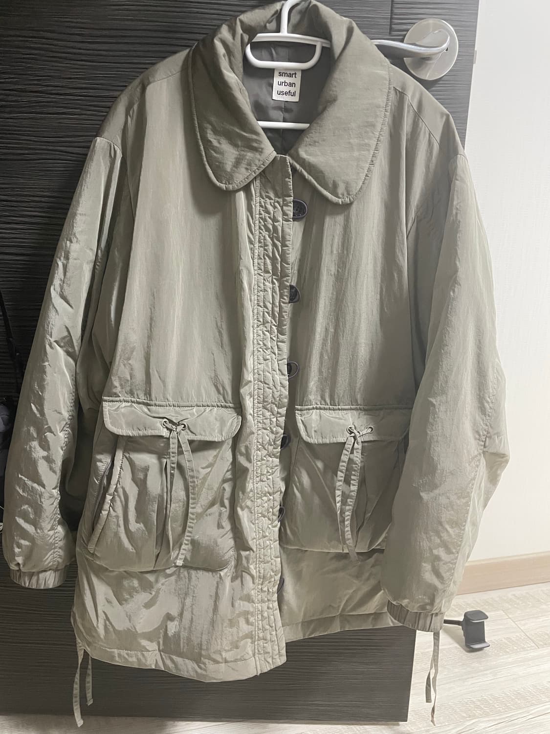 스마트어반유즈풀 코이세이오 봄버 자켓 베이지 상품이미지2