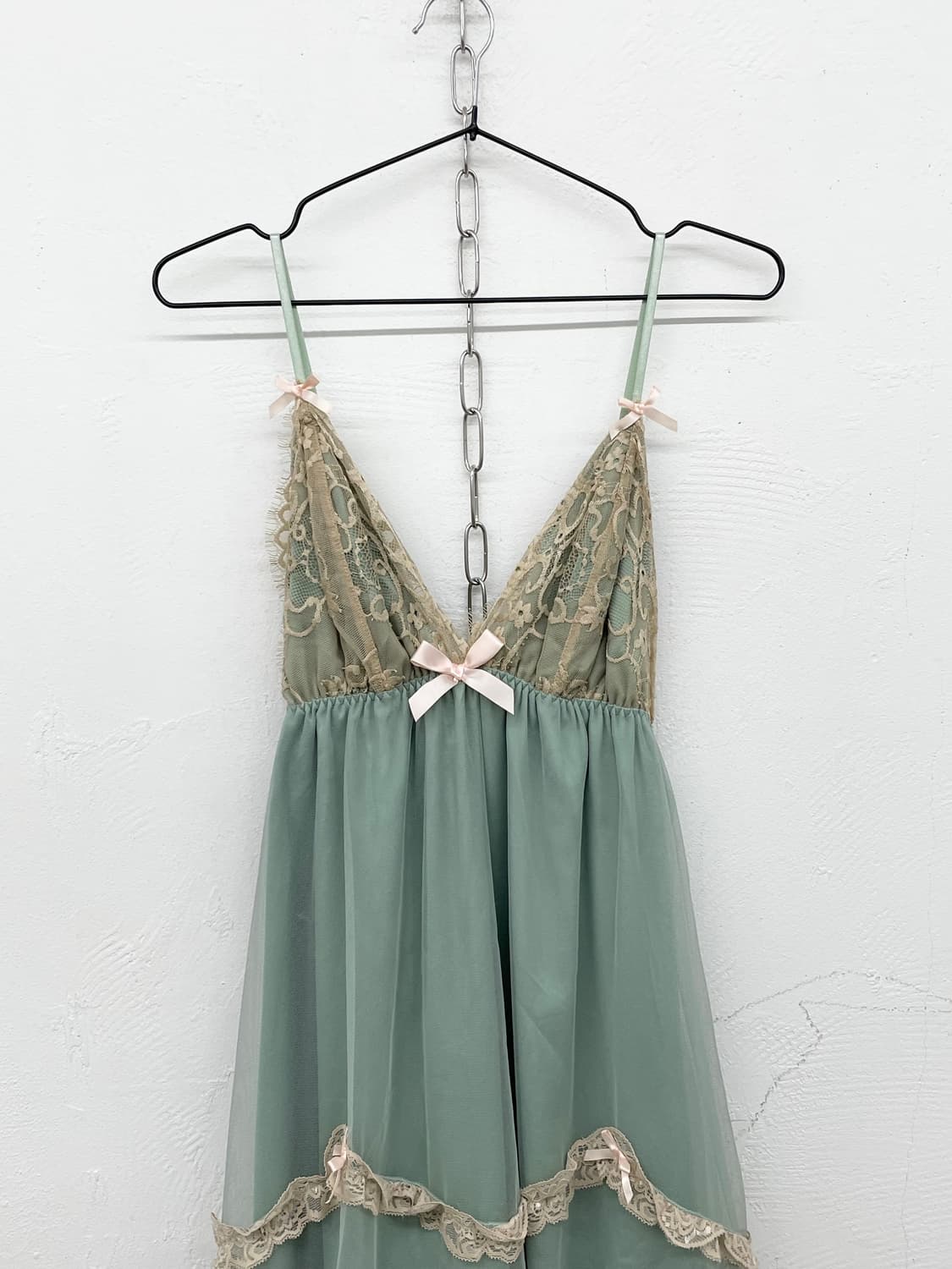 민트 레이스 캉캉 슬립 상품이미지5