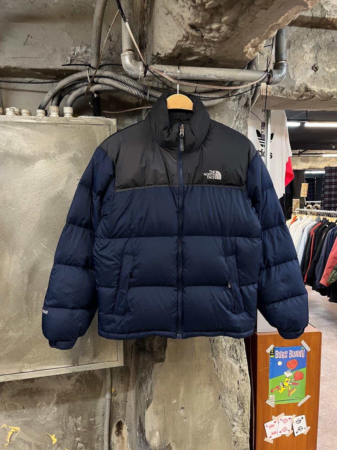 노스페이스 눕시 700 다운 패딩 네이비 S #csz1760 상품이미지1