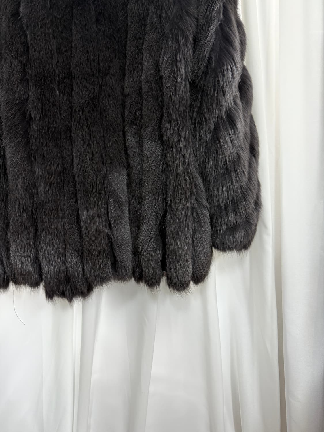 Fox fur jacket (charcoal) 상품이미지4