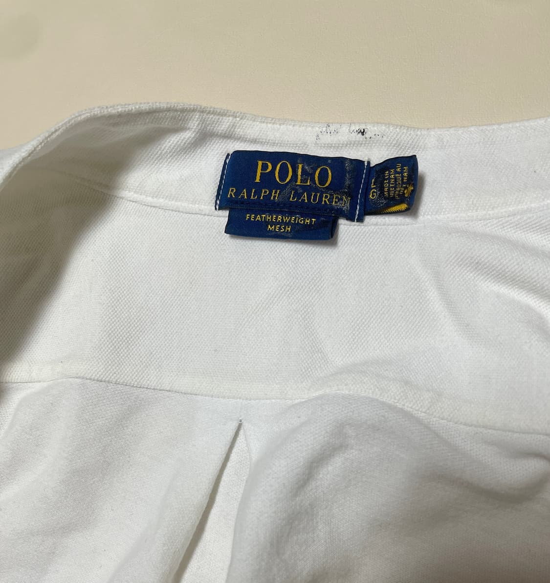 폴로 랄프로렌 헨리넥 옥스포트 화이트 셔츠 상품이미지3