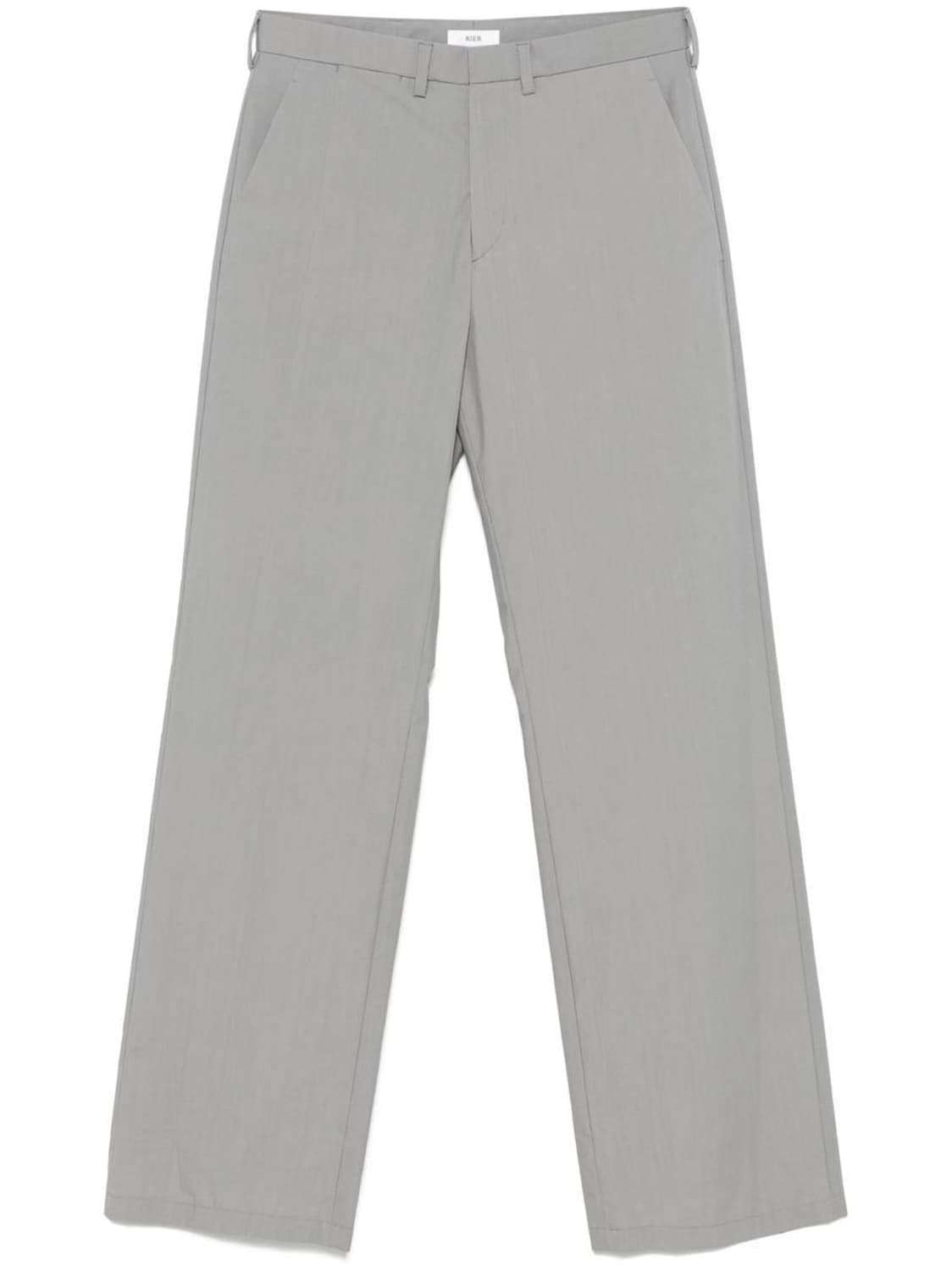 Rier waxed popeline trousers gray L 상품이미지2