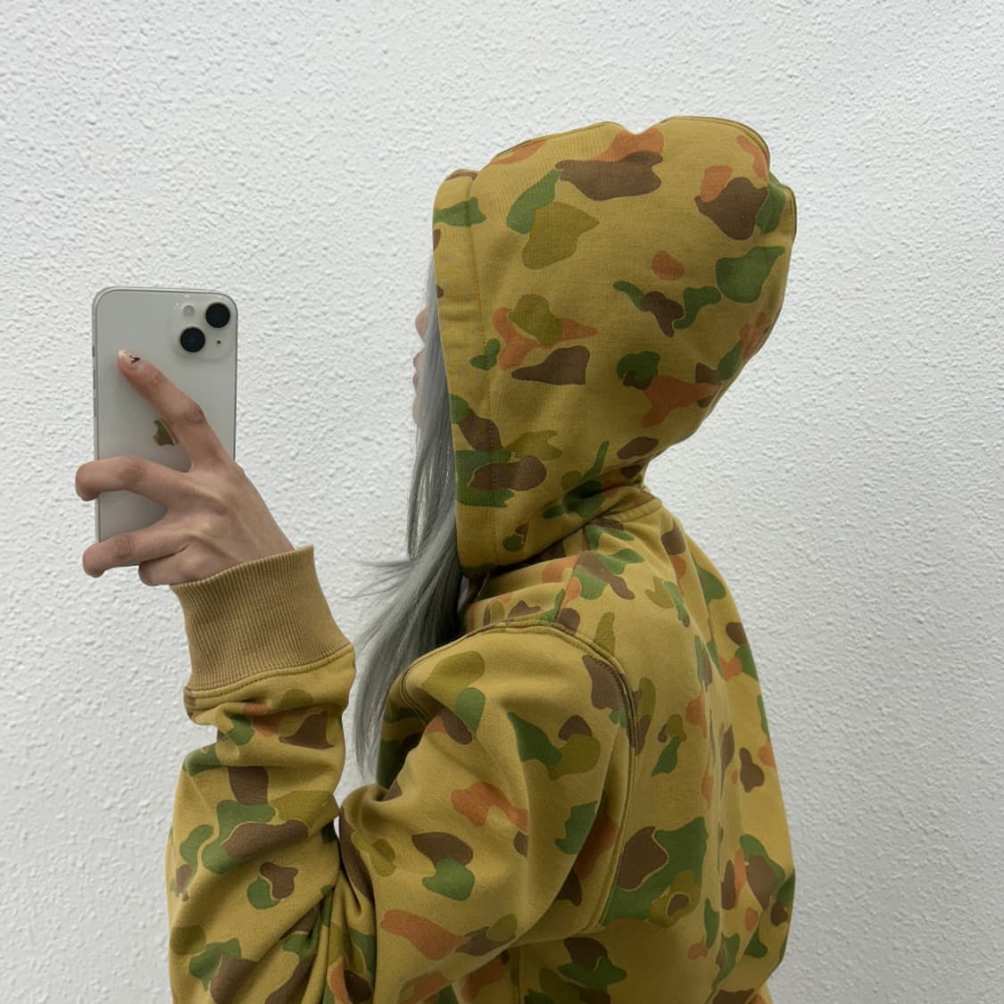 아디다스 블랙로고 카모 후드집업 100 상품이미지2