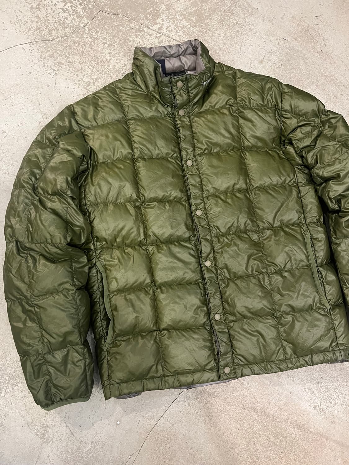 빈티지 mont-bell 리버시블 경량 버튼다운 상품이미지2