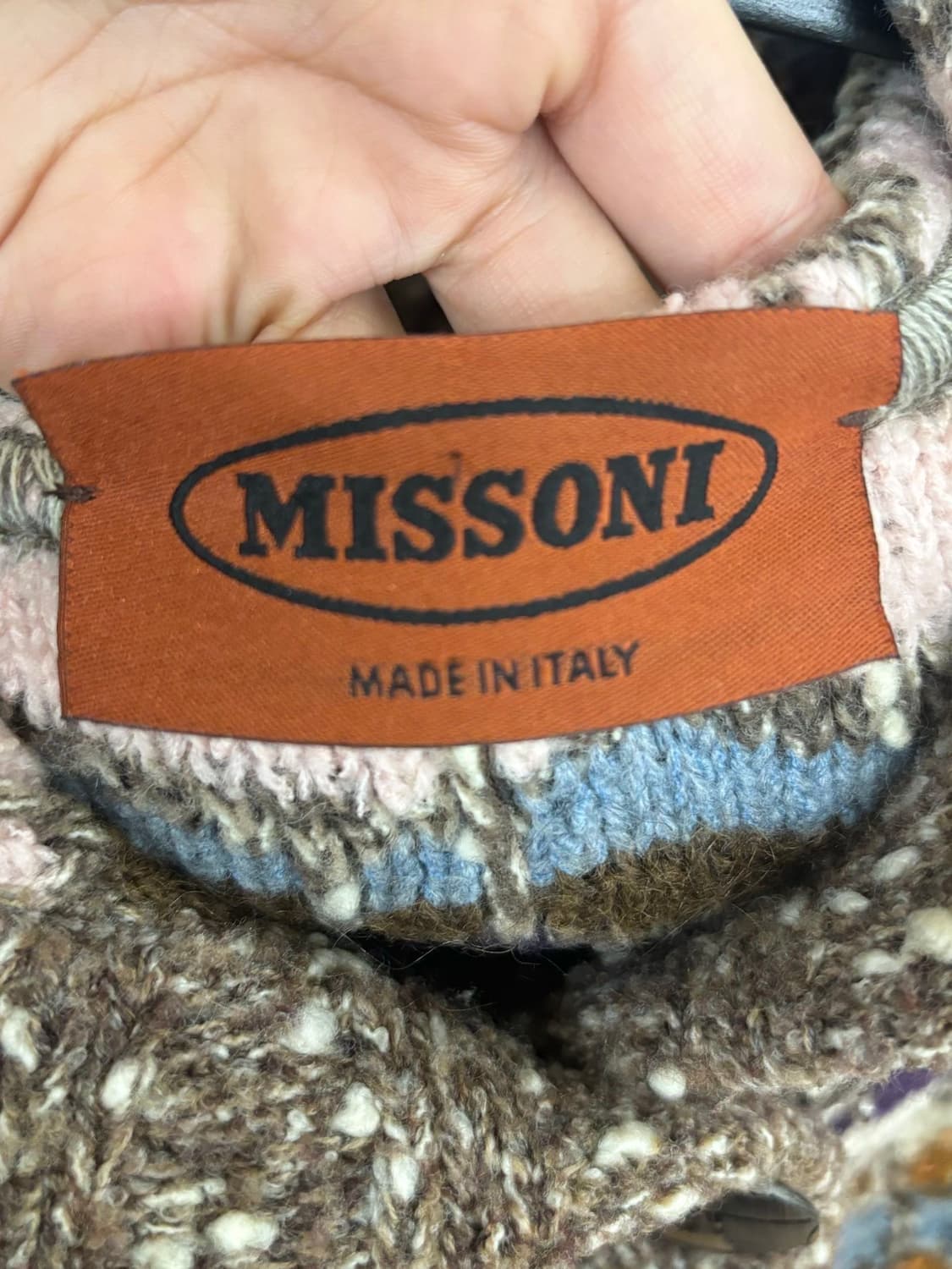 미쏘니 멀티컬러 스트라이프 울 후디 코트 상품이미지7