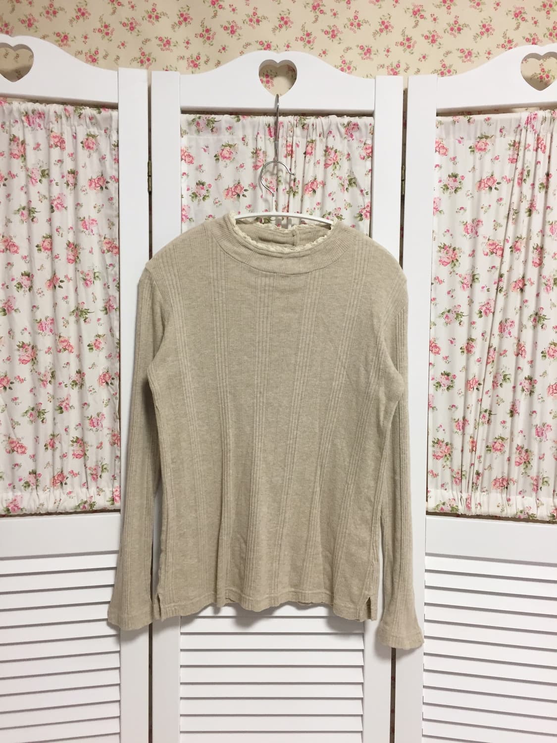 빈티지 사만사모스 골지 슬리브 상품이미지1