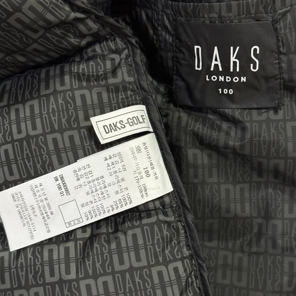 [100] 닥스 골프 A라인 구스다운 숏패딩 상품이미지4