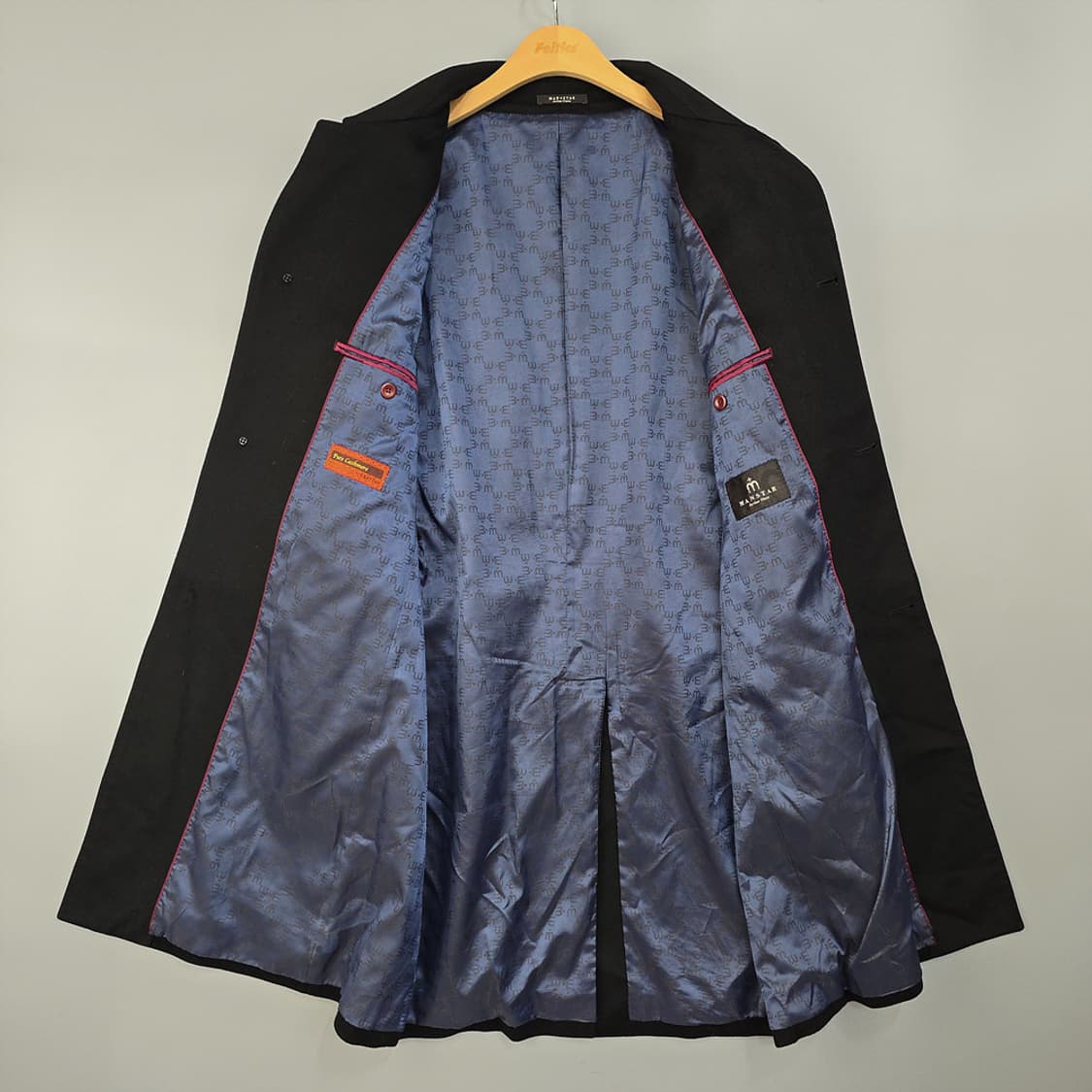 남성 맨스타 MANSTAR 캐시미어 싱글 코트 100(L) 상품이미지4