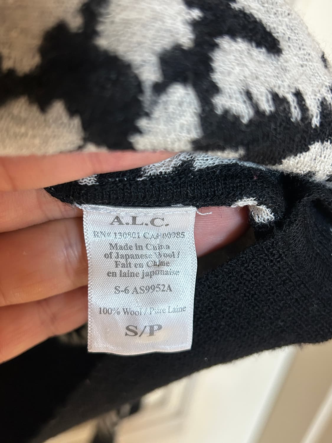 Alc 에이엘씨 울 니트 상품이미지7