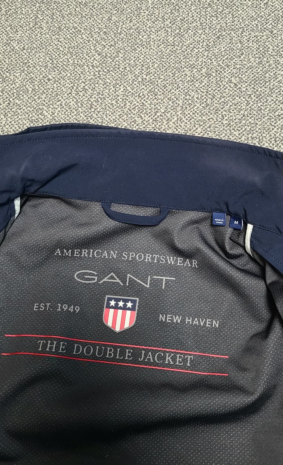 GANT 남성 더블 자켓 네이비 M  아메리칸 사이즈 라  낭낭하게 상품이미지8