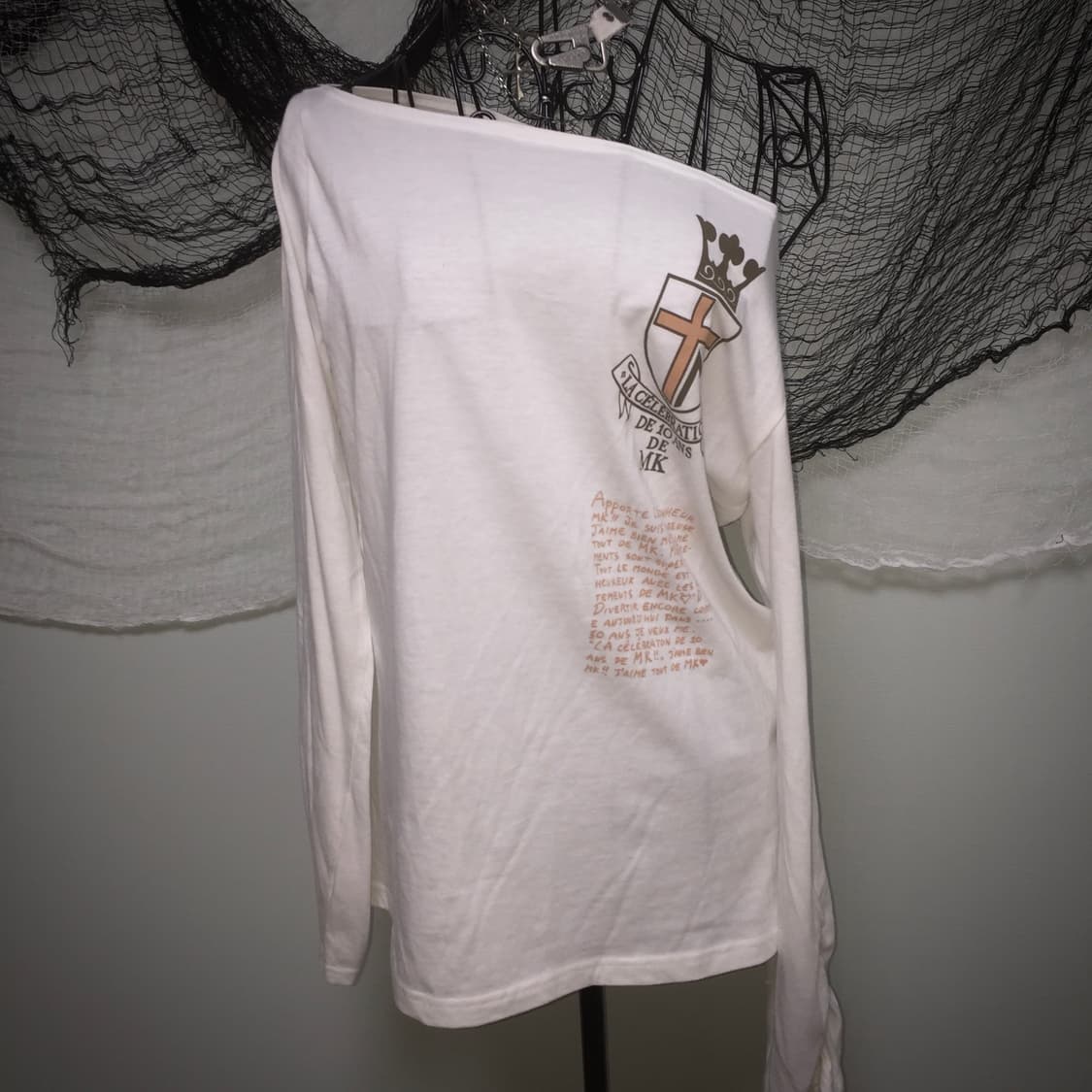 MICHEL KLEIN shirring off-shoulder T 상품이미지4