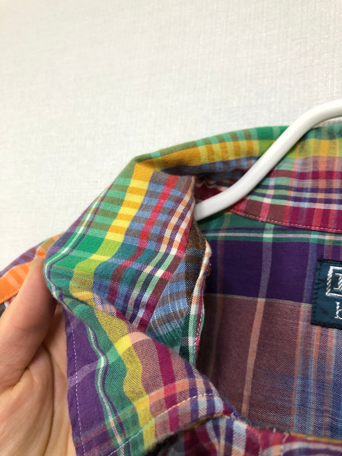 폴로 랄프로렌 남성 마드라스 체크 반팔 셔츠 XL 상품이미지9