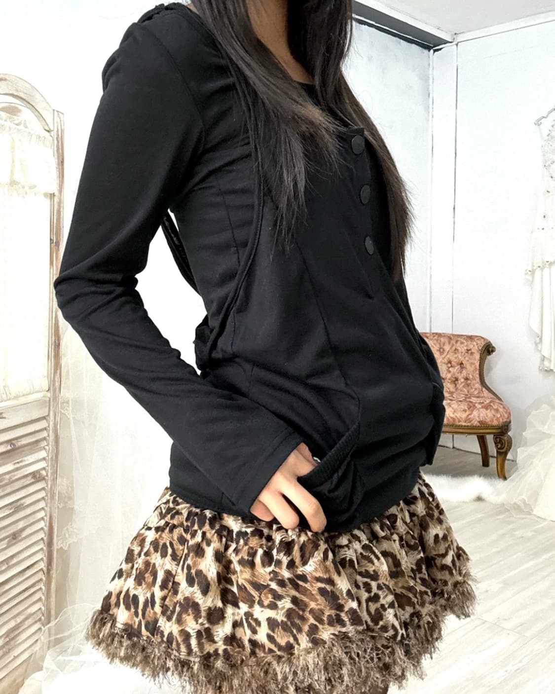 Heaven and Earth Hoodie Layered top 상품이미지5