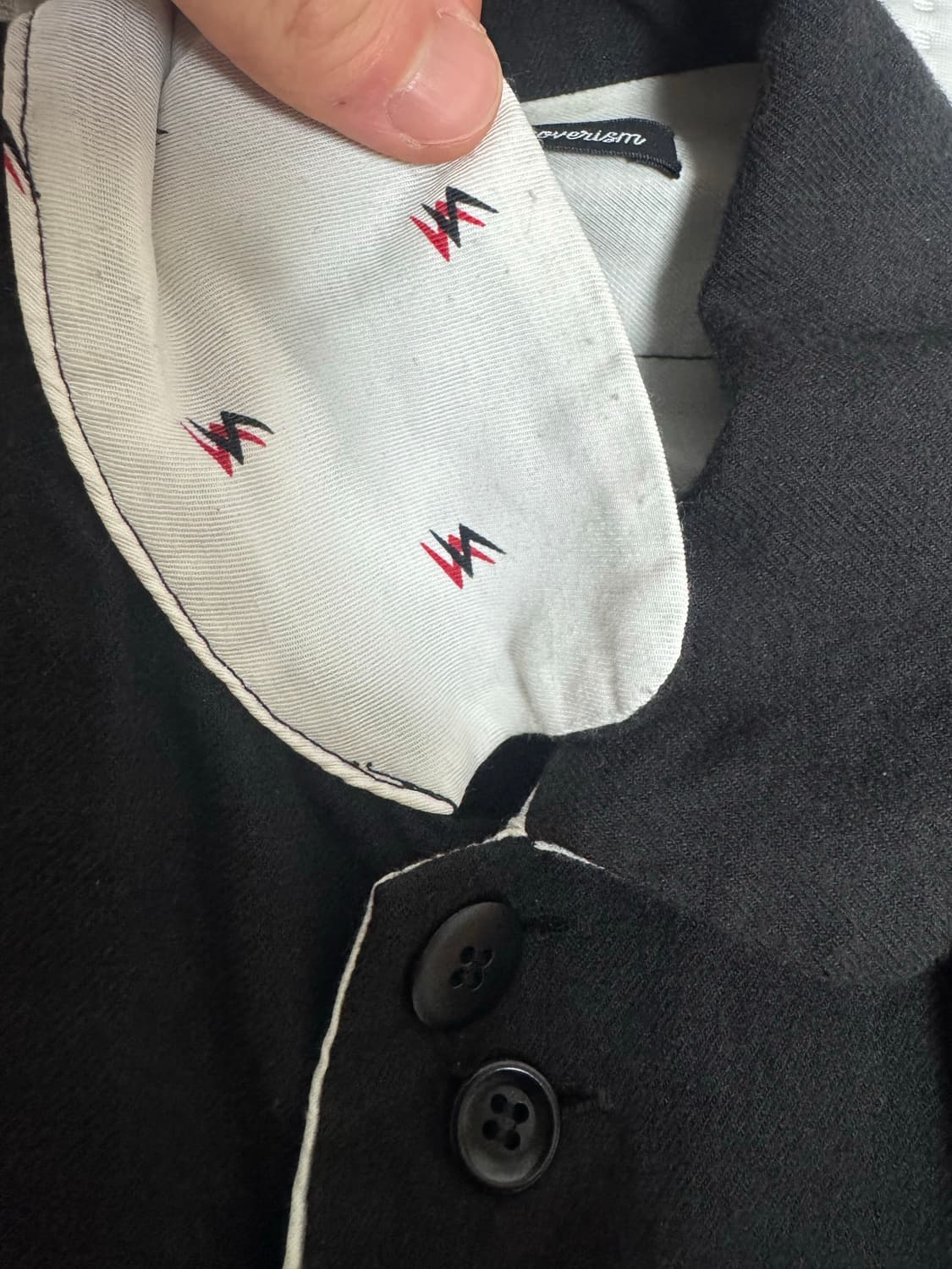 언더커버리즘 21aw 랩코트 아티잔 울린넨 혼방 코트 상품이미지9