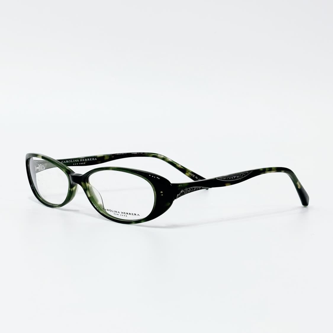CAROLINA HERRERA 그린 뿔테 데드스탁 빈티지안경 상품이미지2