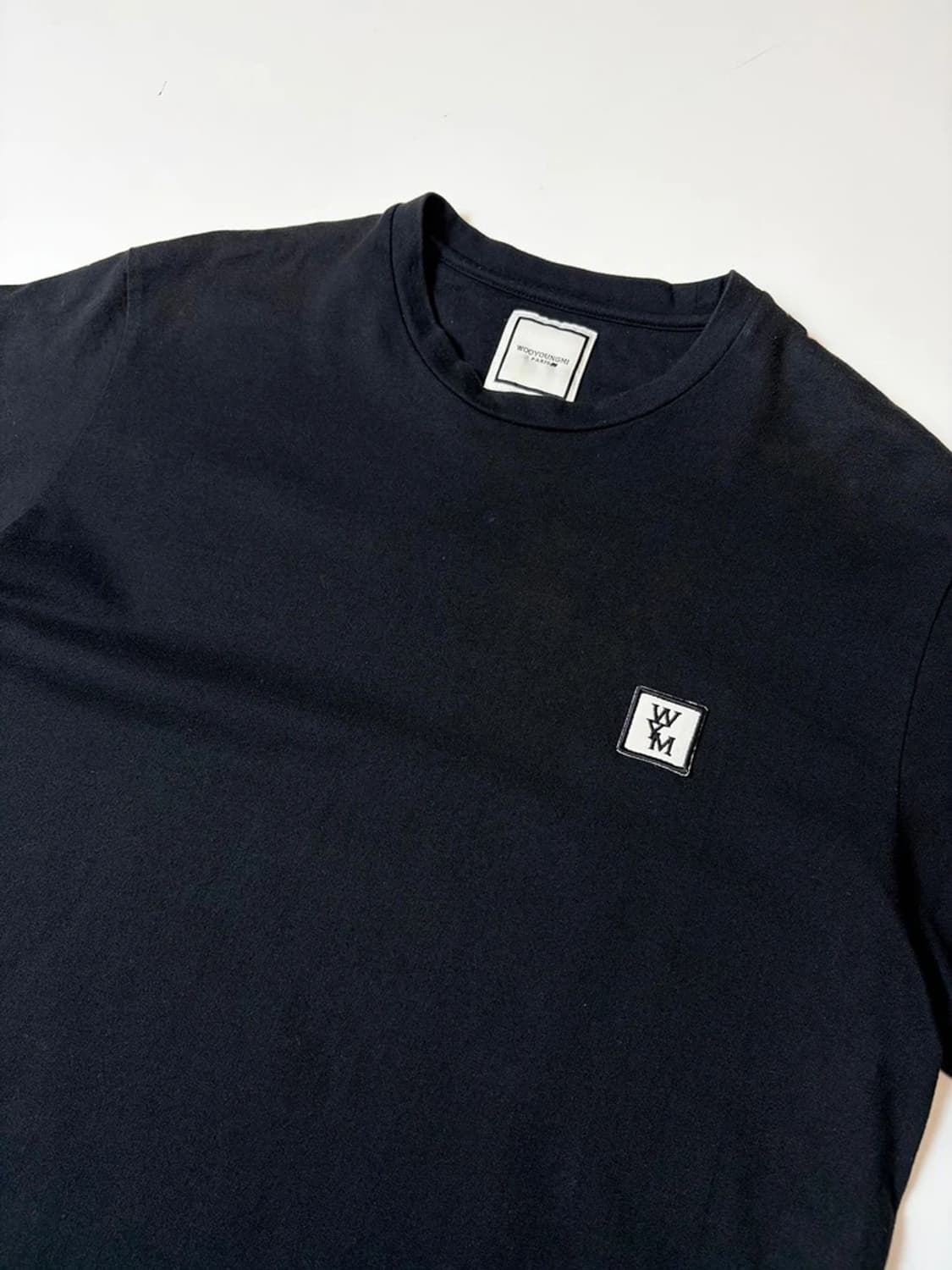 우영미 18FW 백로고 반팔 티셔츠 PN9558 상품이미지4