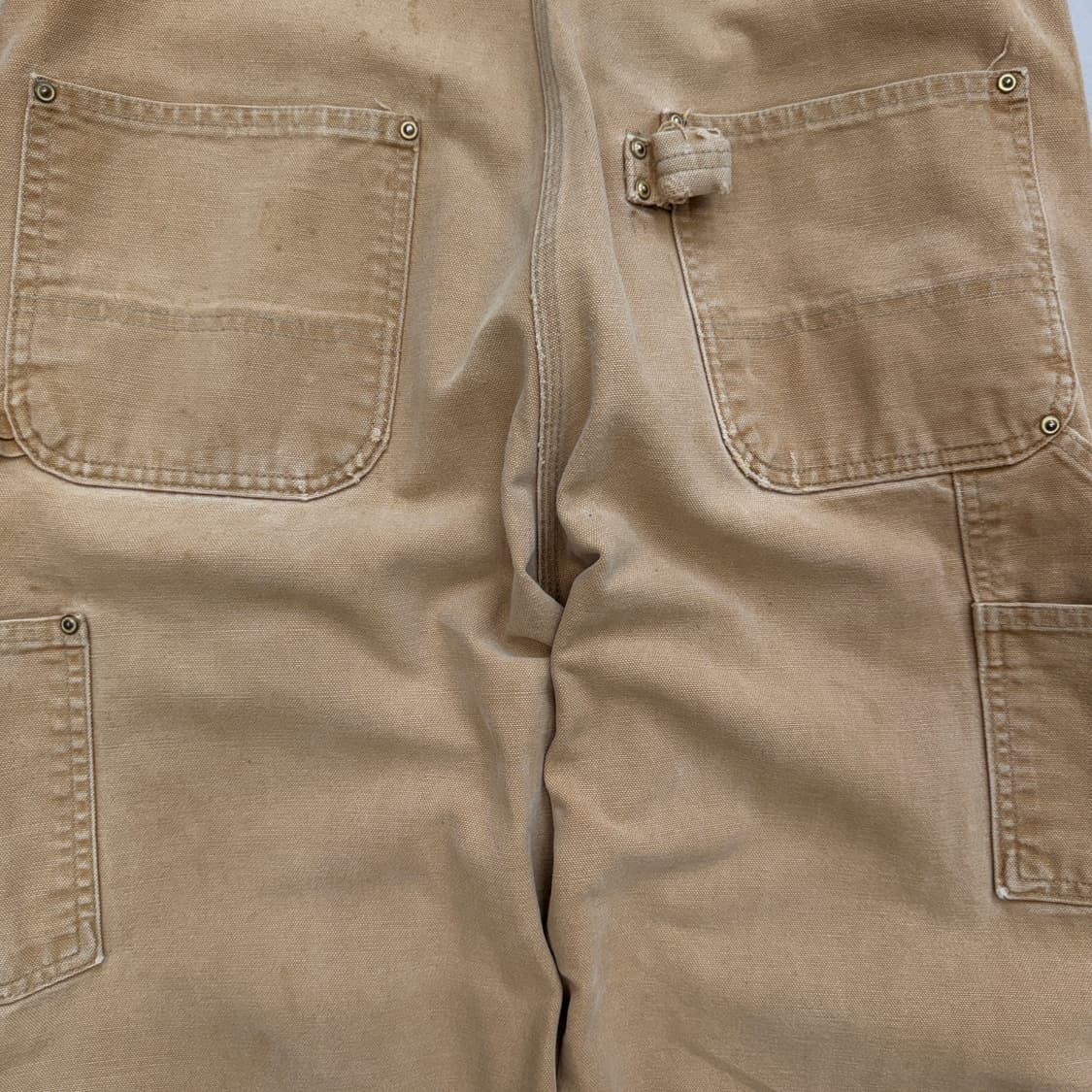 칼하트 OG 덕캔버스 와이드 워크 멜빵 오버롤  상품이미지8