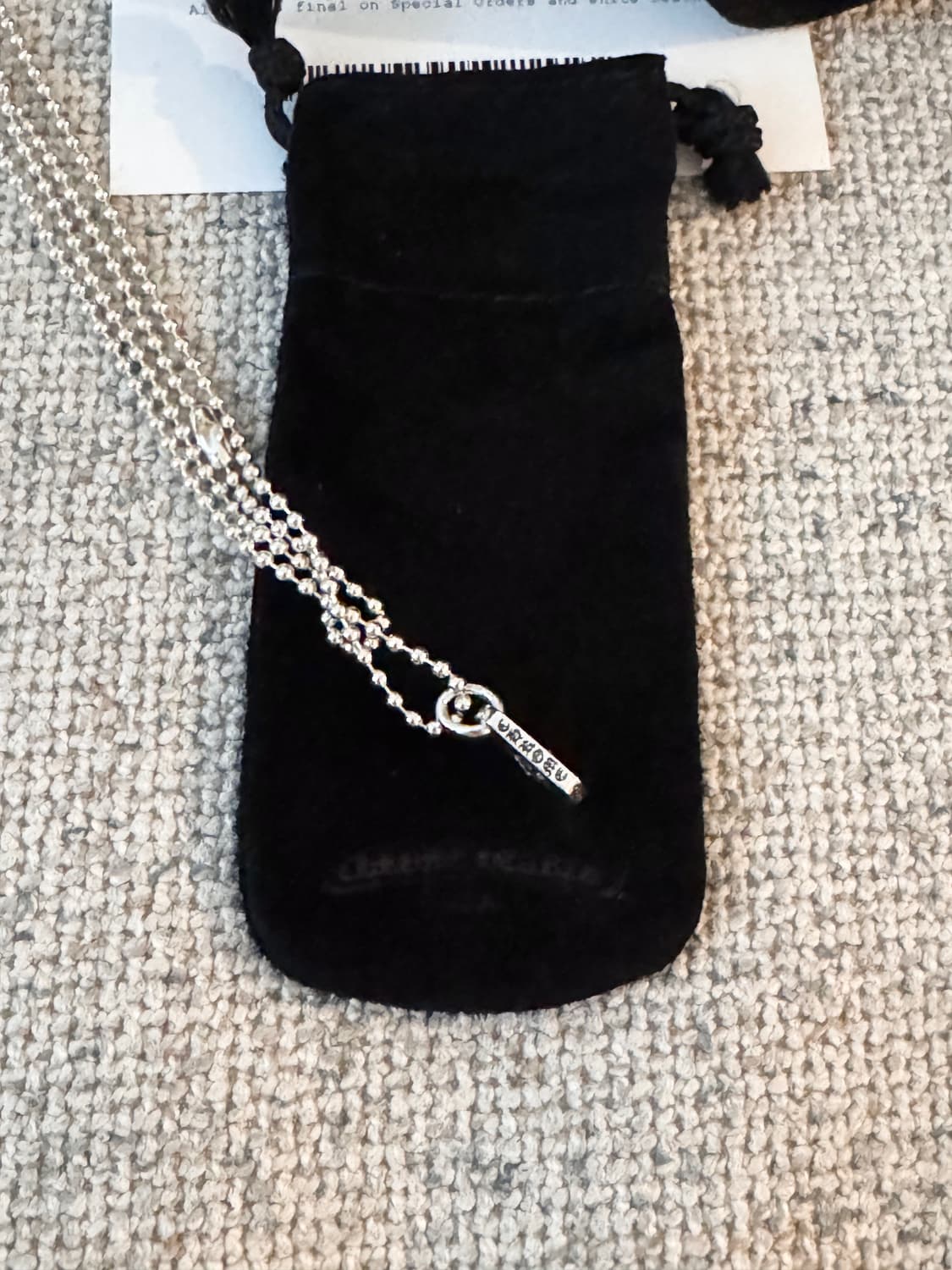 크롬하츠 타이니 스타 도그택 볼체인  상품이미지8