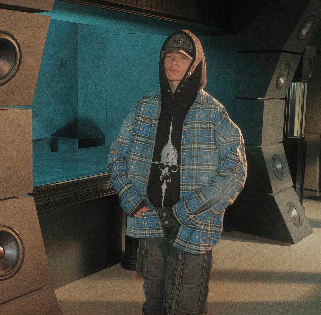 떠그클럽 아랍 소드 플란넬 셔츠 -3size- 미착용 새상품 상품이미지5