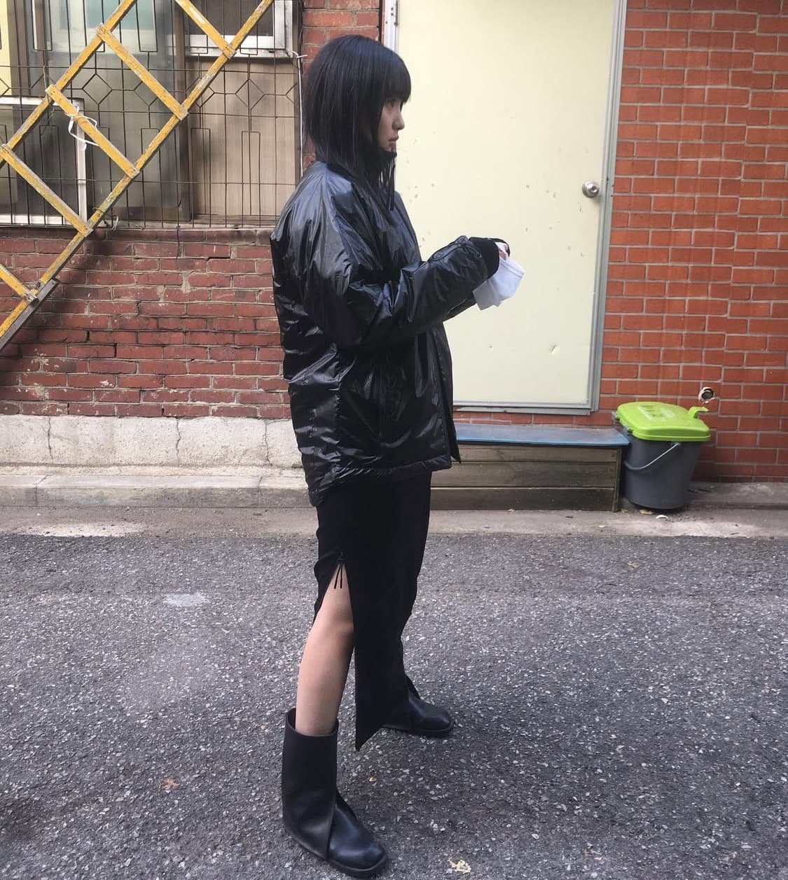 글랙 glack 리스코 코티드 트레이너 패딩 글로시 상품이미지2