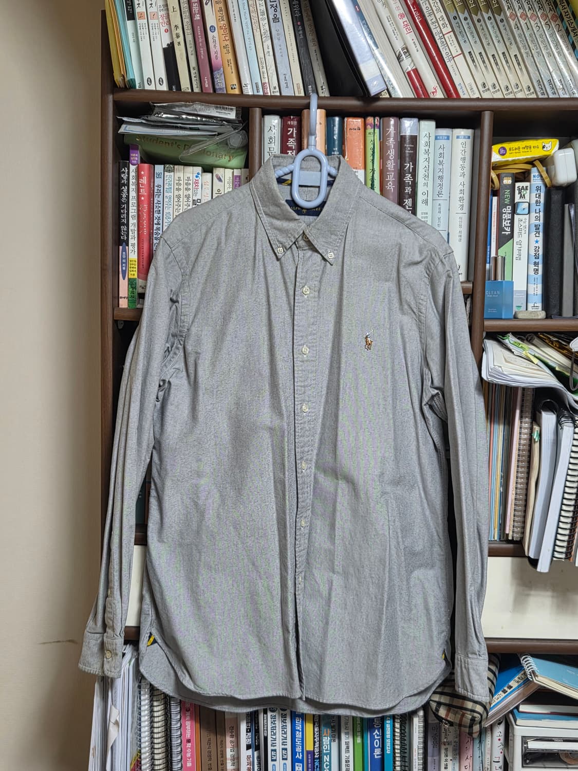 폴로 랄프로렌 그레이 옥스포드 셔츠 m [하자있음] 상품이미지1