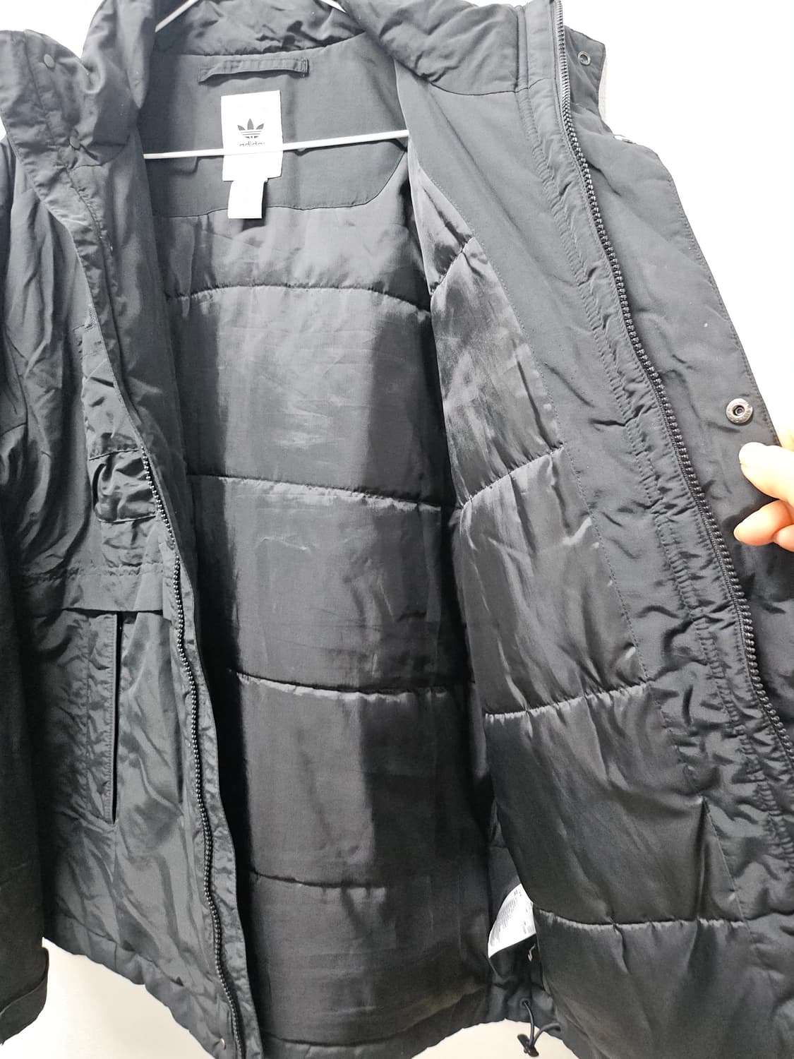 아디다스 블랙 누빔 패딩 점퍼  XL 상품이미지6