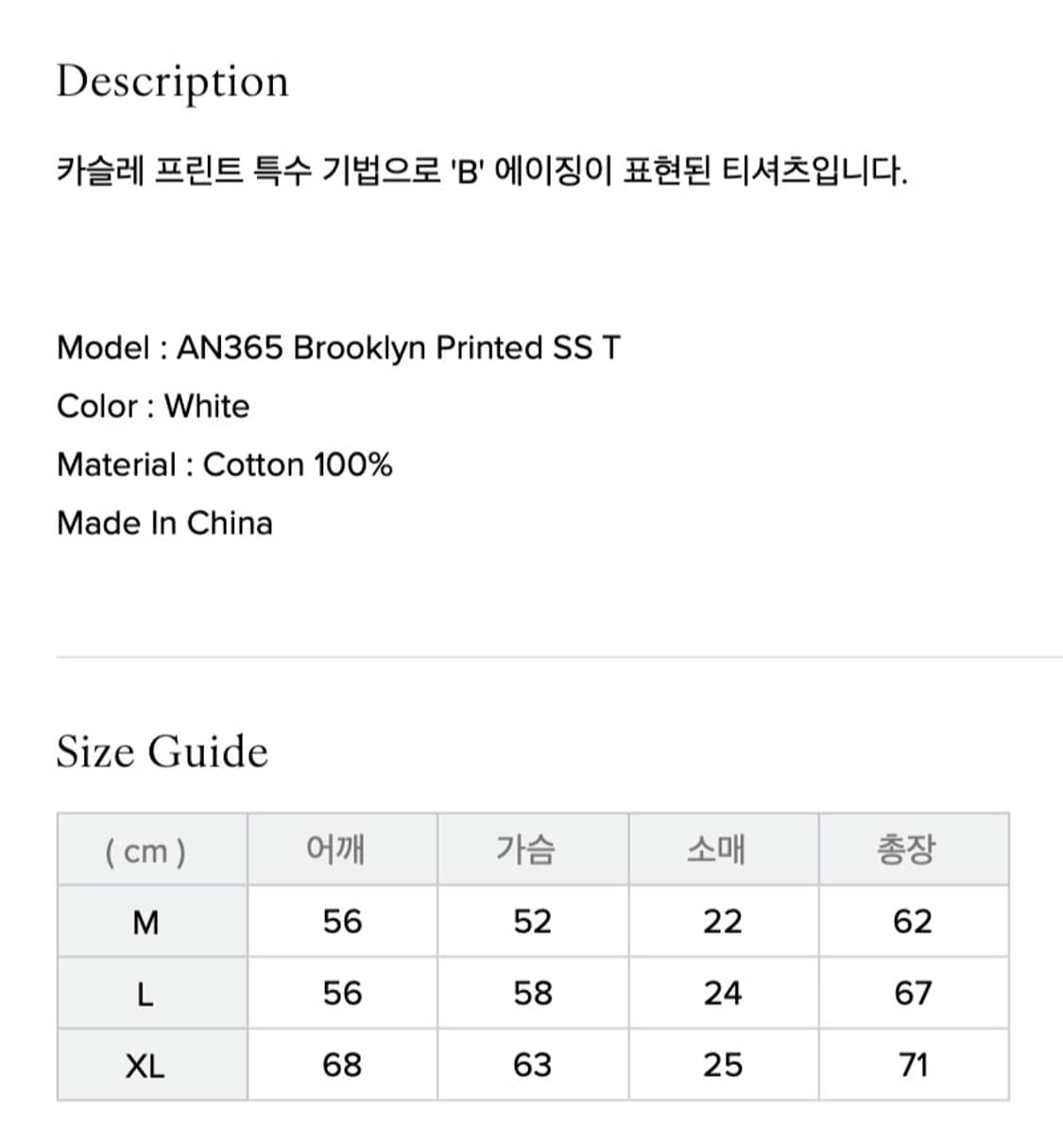 Anachronorm  BROOKLYN PRINTED S/S T-SHIR 상품이미지8