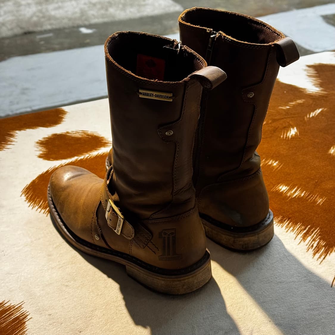 할리데이비슨 엔지니어드 부츠 (270) 브라운 상품이미지4