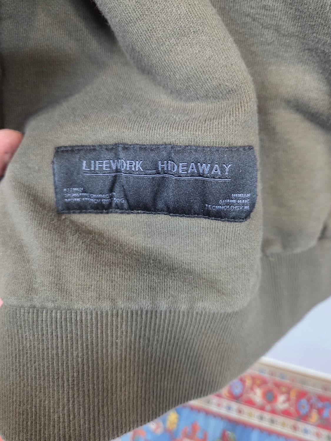 라이프워크 실리콘 라독 로고 스웻 맨투맨 L 상품이미지5