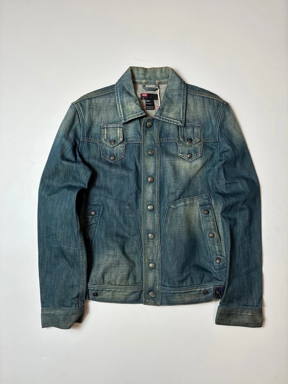 디젤 00's JAA 워시드 데님 자켓 PN8342 상품이미지3
