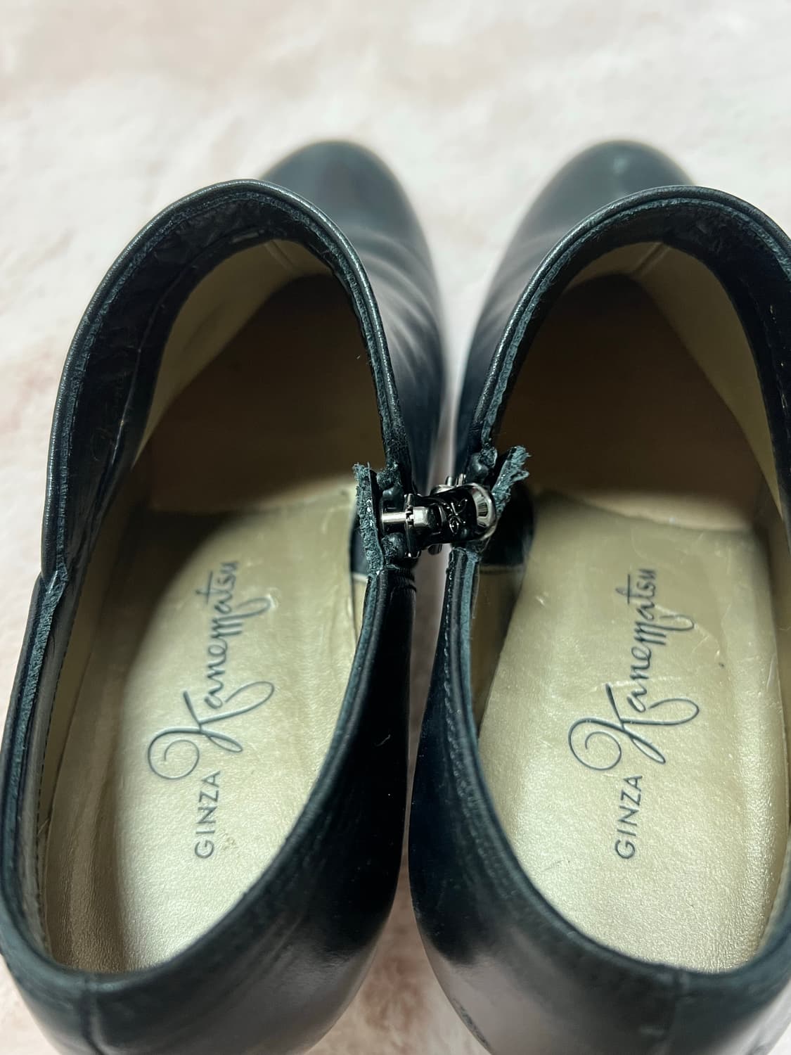 일본빈티지 갸루 레더 앵클부츠 오네갸루 y2k 공겜여주 상품이미지3