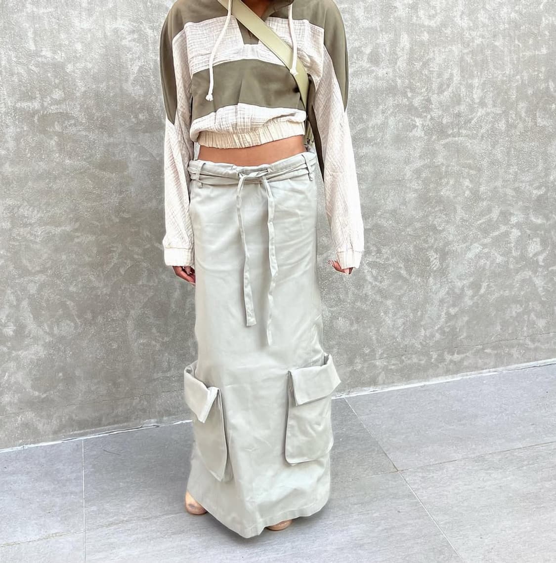 openyy 오픈와이와이 ROLLED WAIST CARGO 롤드 스커트 상품이미지3