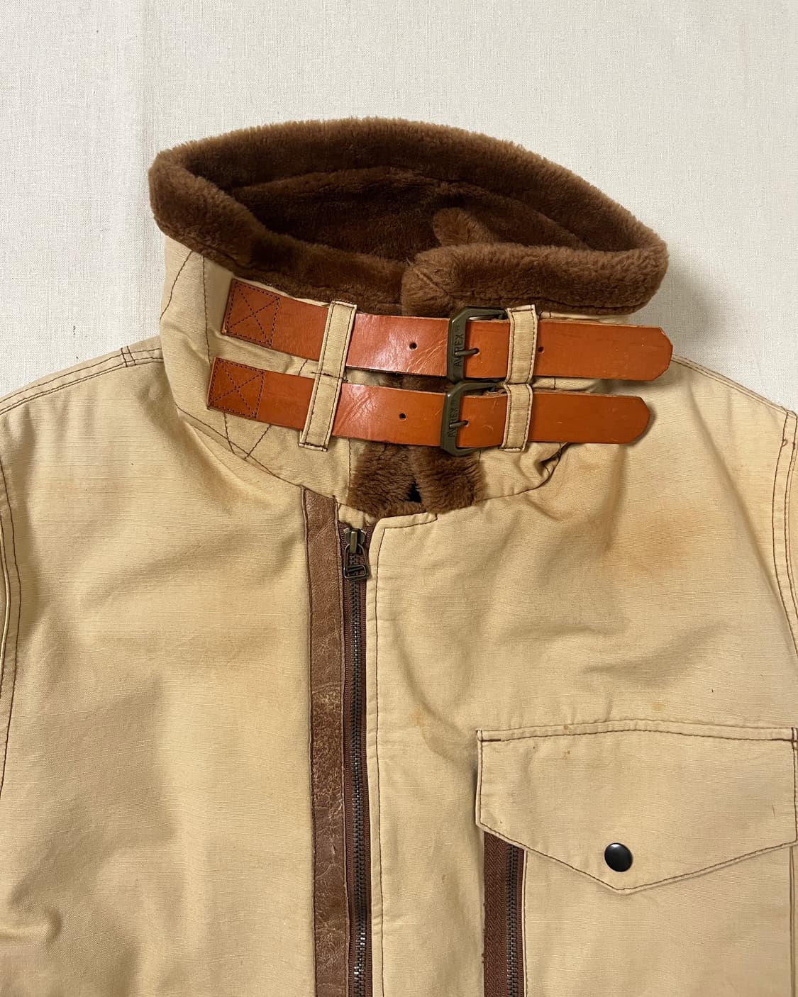 아비렉스 캔버스 b-3 플라이트 자켓 avirex 봄버 상품이미지5