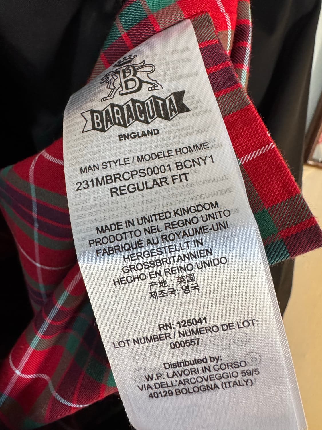 [40]바라쿠타 G9 해링턴 자켓 블랙 상품이미지5