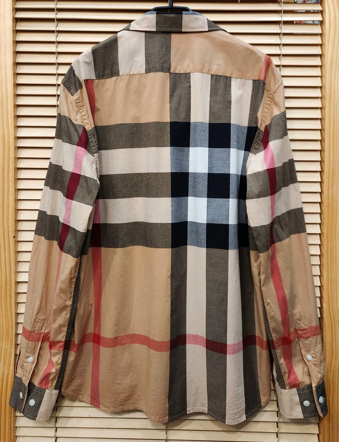 버버리 아카이브 코튼 체크셔츠 상품이미지3