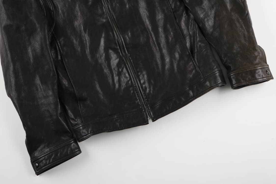[L] 옴브루노 빈티지 양가죽 라이더 자켓 상품이미지3