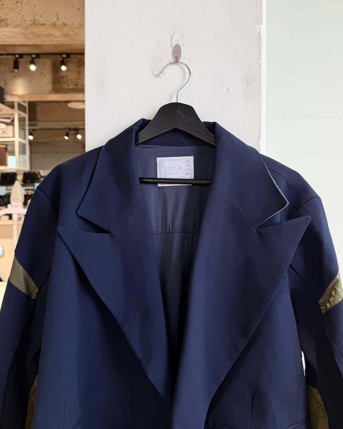 사카이 네이비 크롭 블레이저 자켓  상품이미지2
