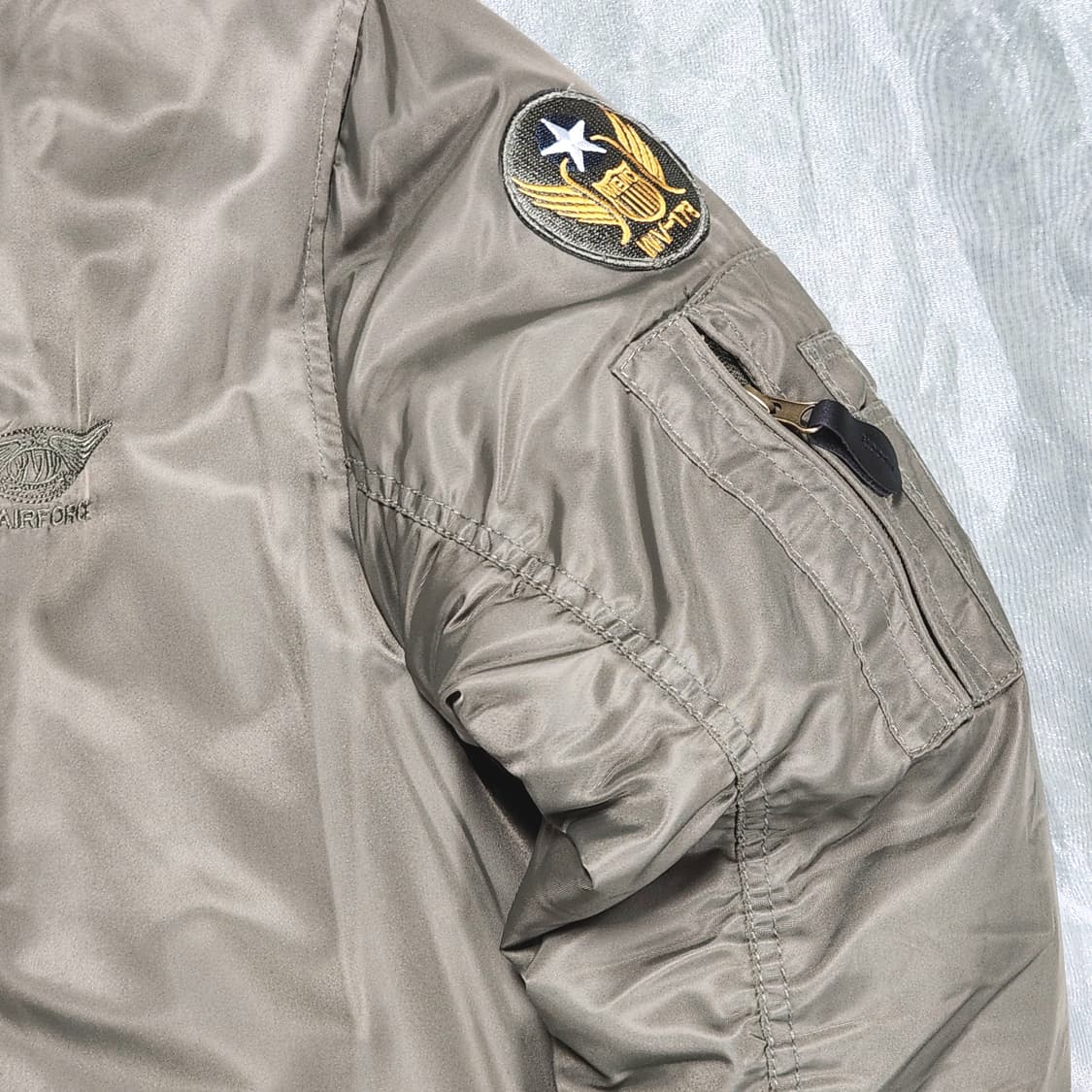 파일럿 무드 MA-1 항공점퍼 / 카키 / USAF 감성 상품이미지3