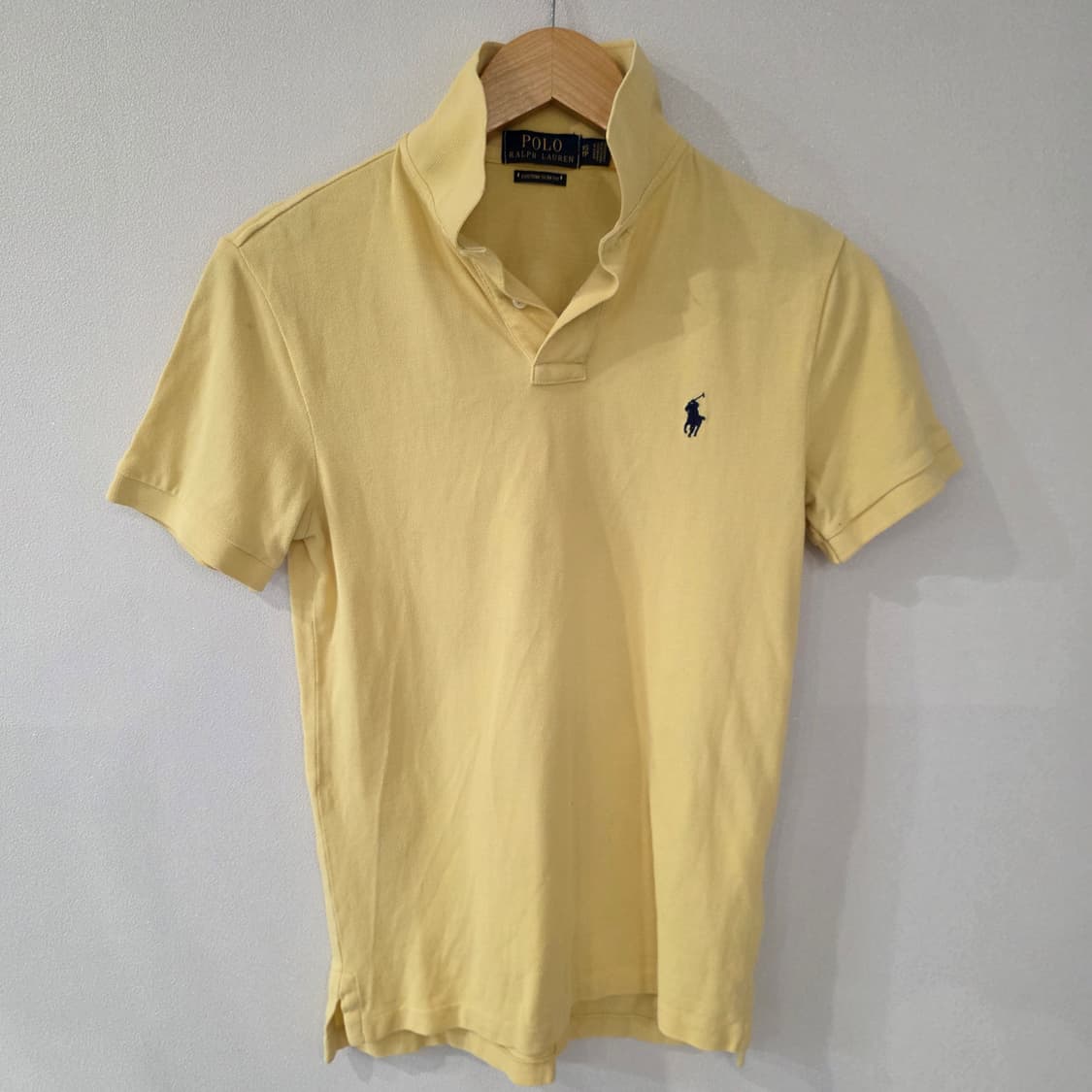 폴로 랄프로렌 커스텀 슬림핏 옐로우 XS 상품이미지1