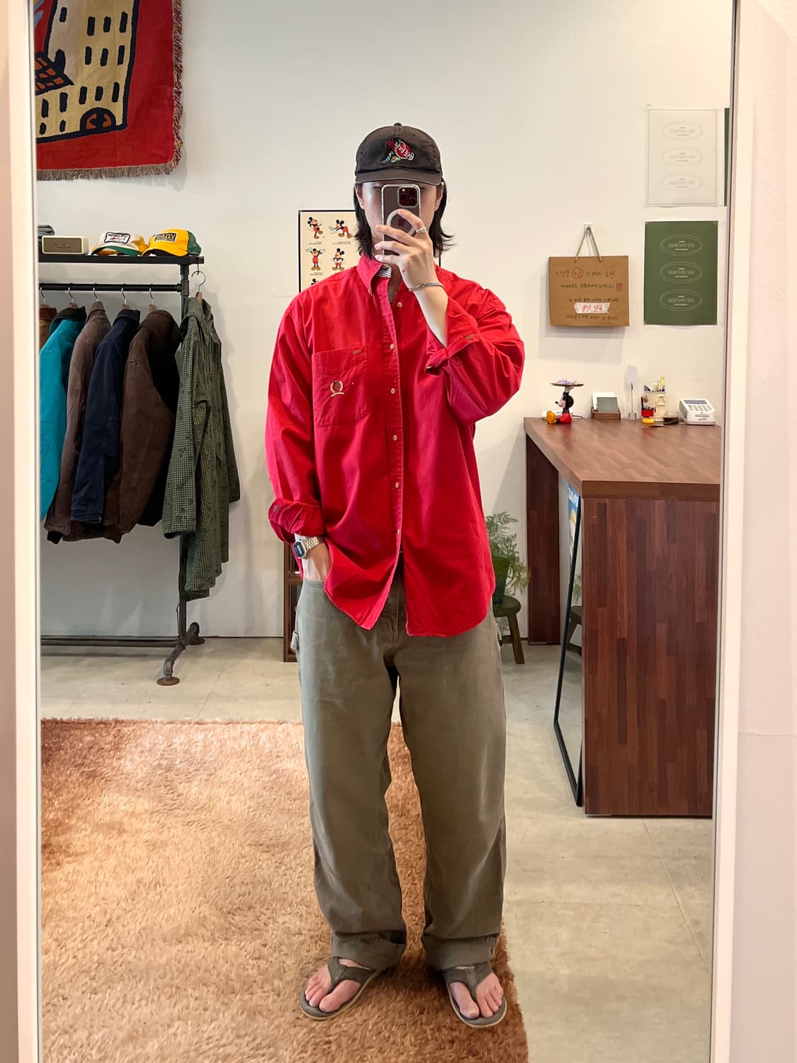 90s Tommy Hilfiger 타미힐피거 코튼 셔츠 상품이미지2