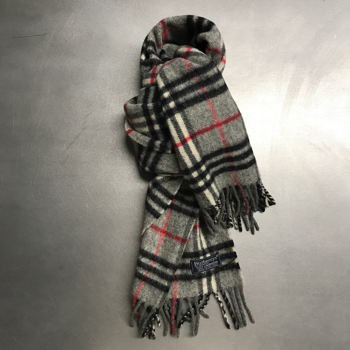 버버리 정품 램스울 머플러 그레이 상품이미지1