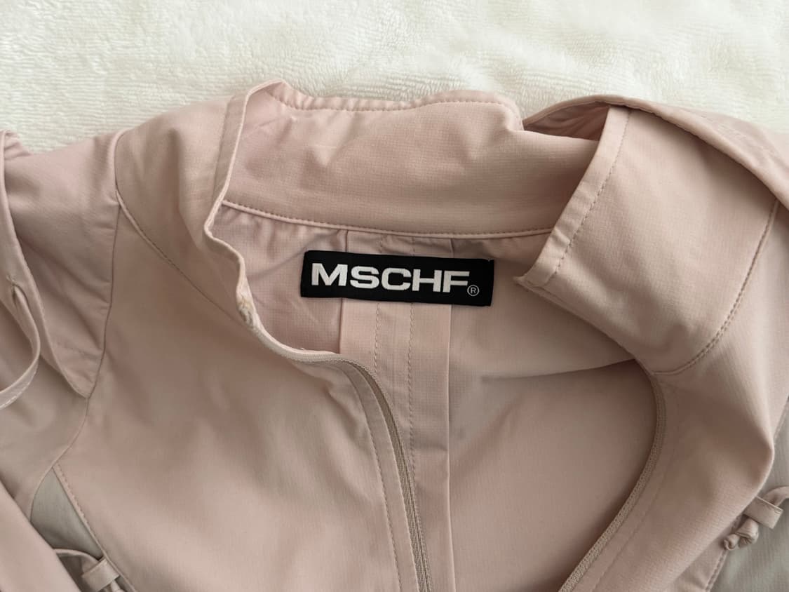 미스치프 컬러블록 베이지 윈드브레이커 상품이미지2