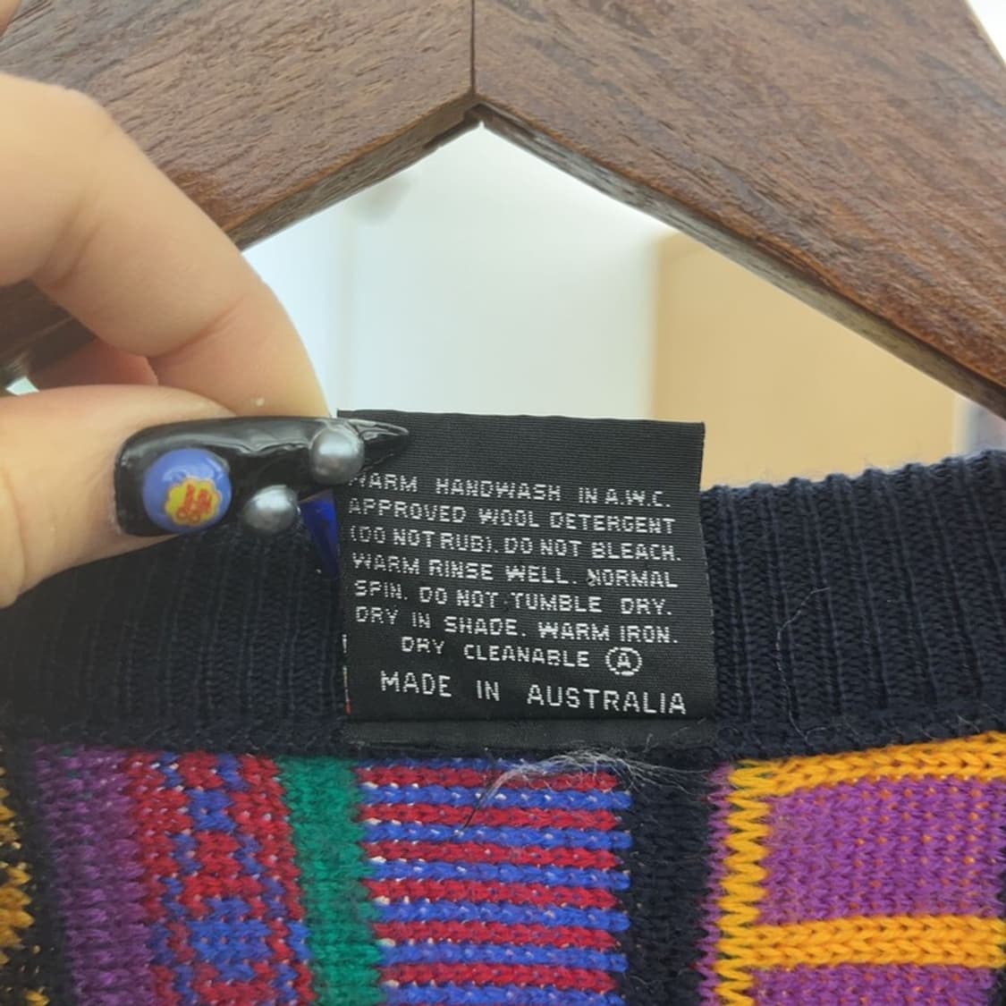 엠마루 빈티지 히피 에스닉 인디언 케이블 니트 가디건 14 C08776 상품이미지6