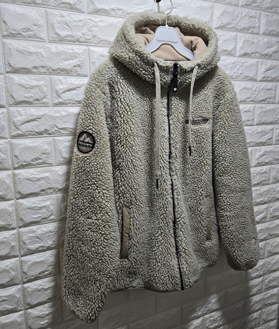 디스커버리 써모라이트 뽀글이 후드집업 자켓 95 상품이미지4