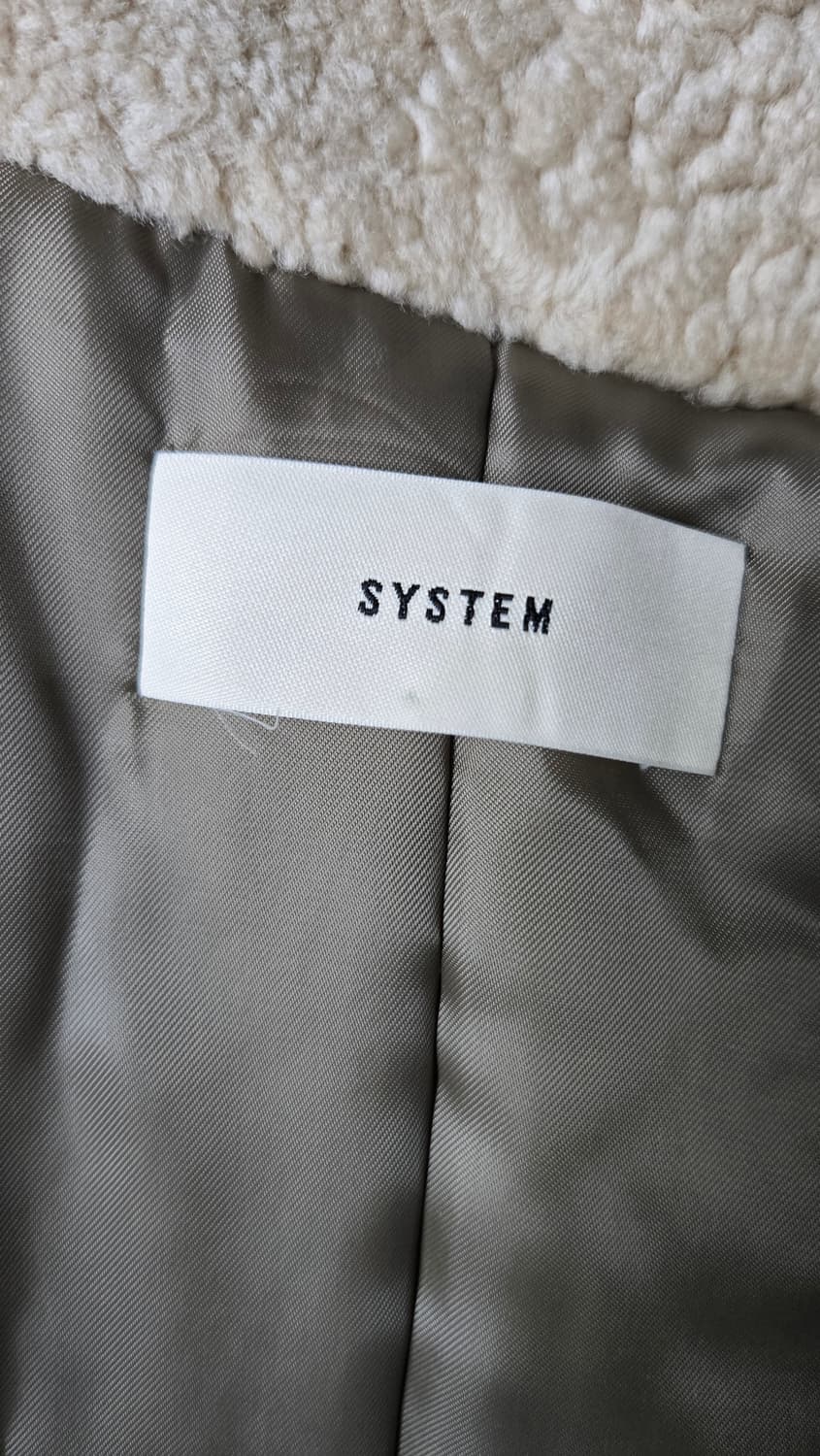 한섬 시스템 양털카라 자켓 상품이미지7