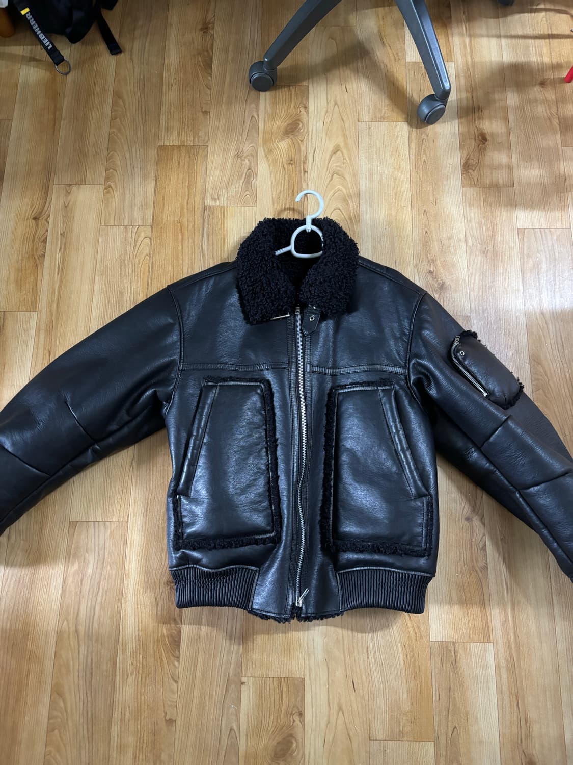 도프제이슨 무스탕자켓 상품이미지1