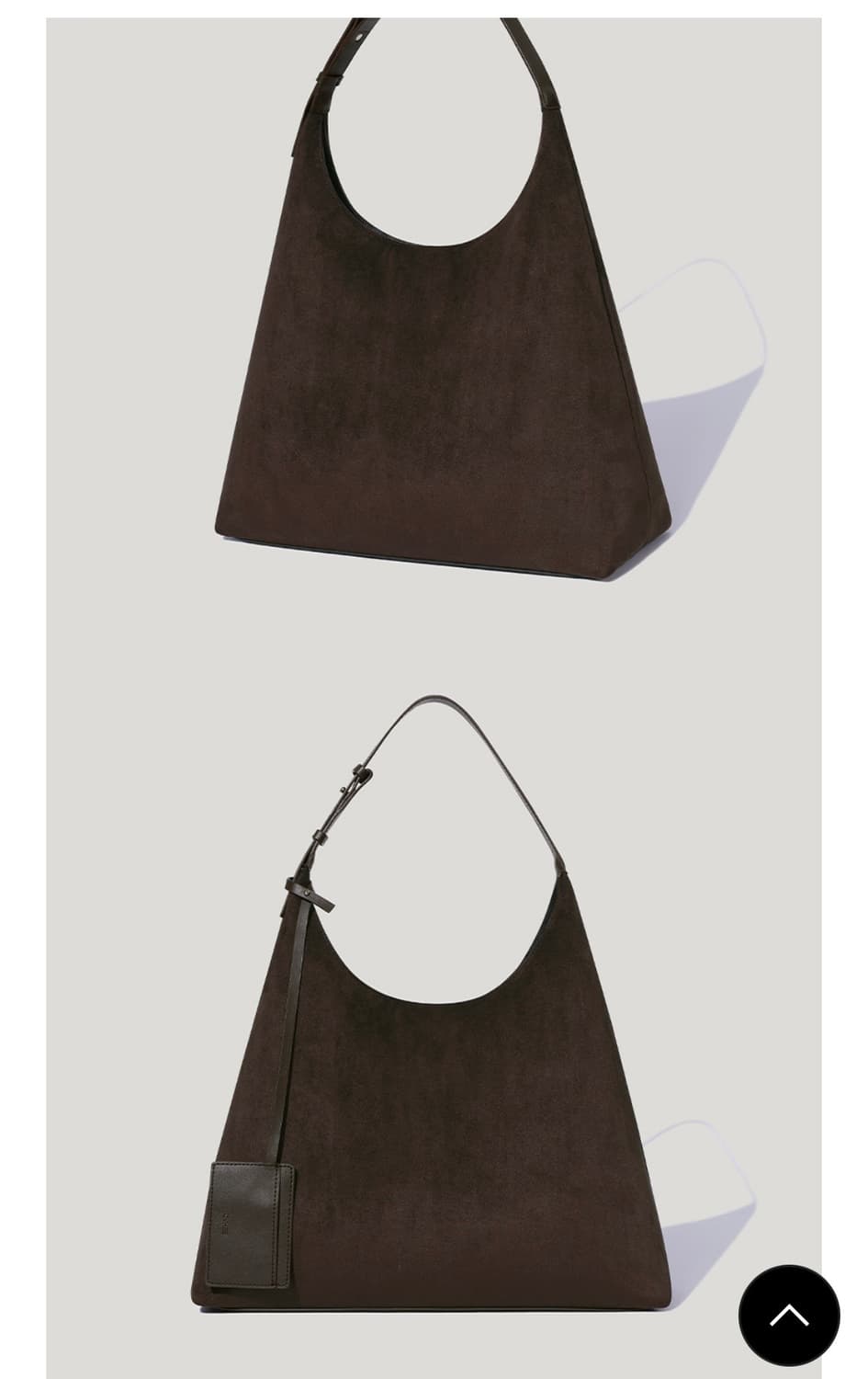 오브히 플럼 스웨이드 호보백 상품이미지2