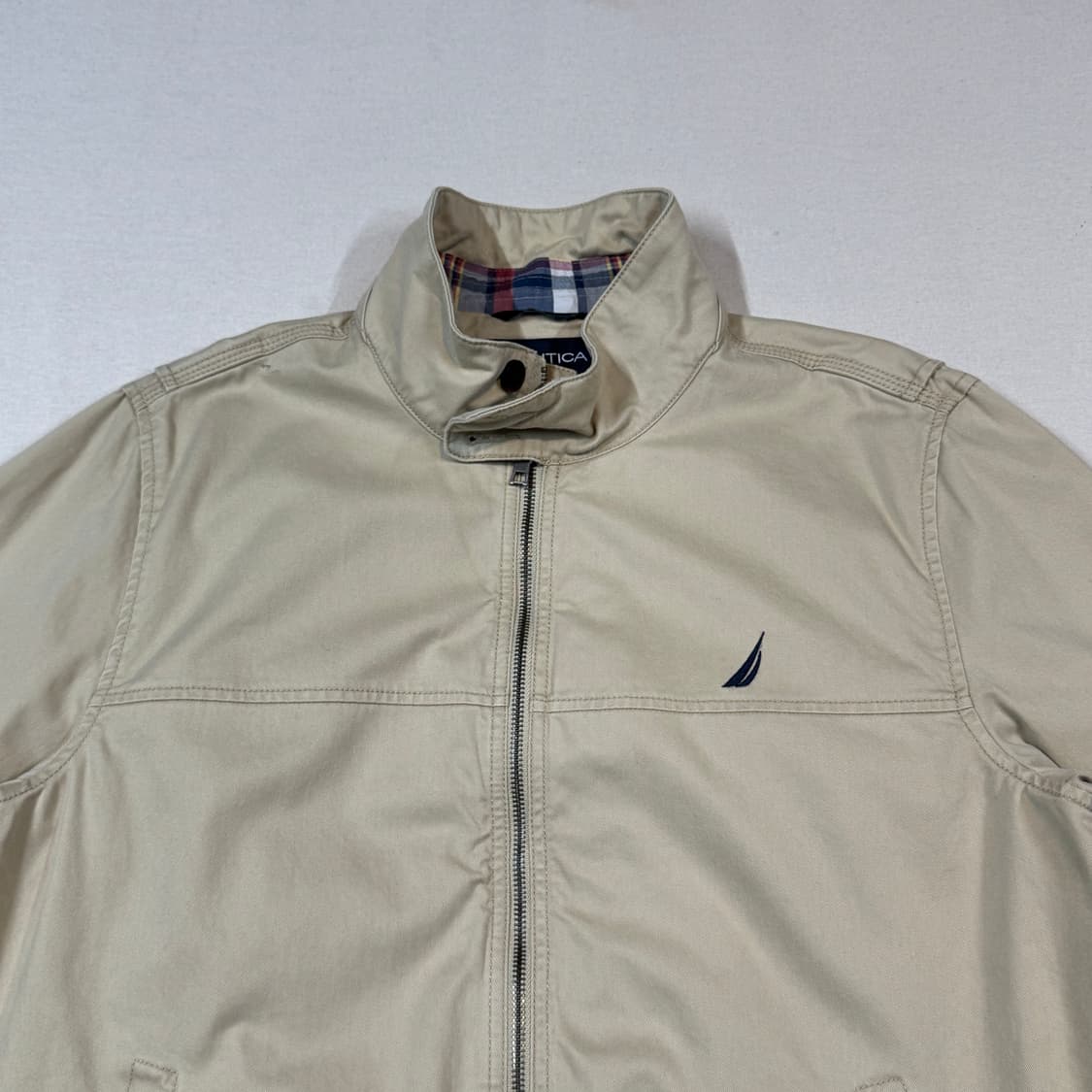 M) 노티카 베이지 코튼 해링턴 스윙탑 자켓 상품이미지2