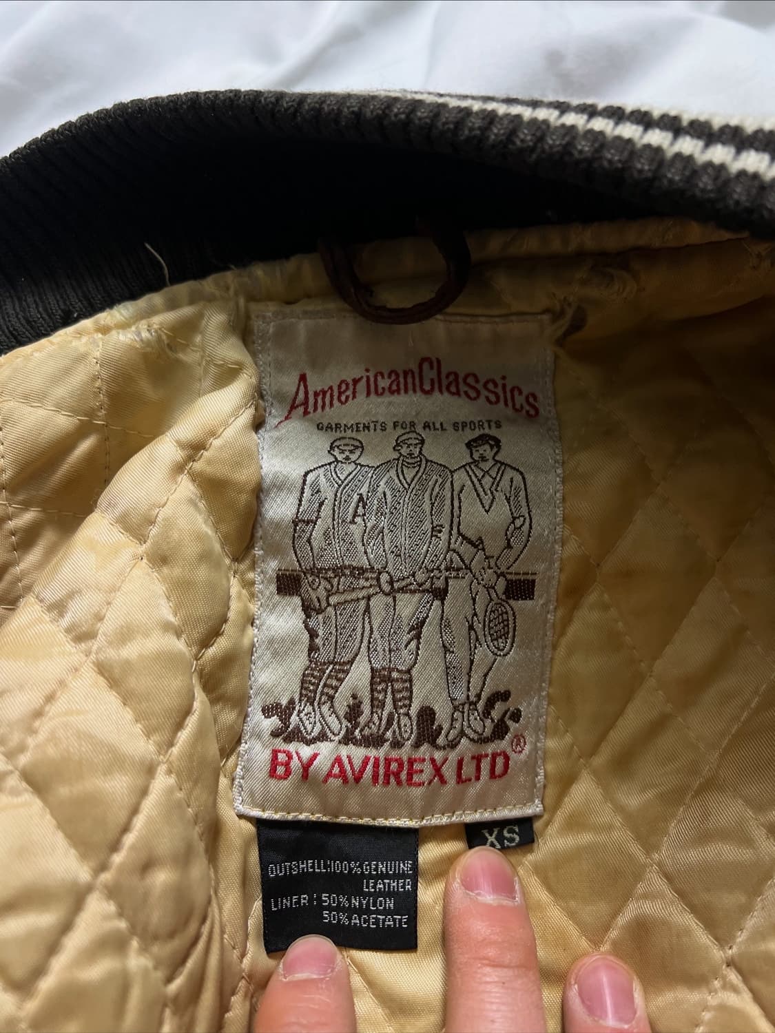 아비렉스 아이콘 가죽 자켓 상품이미지5